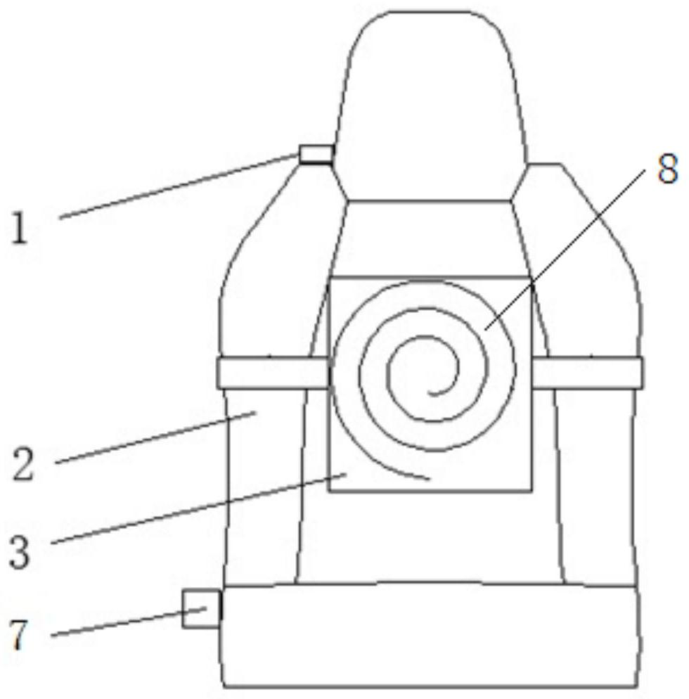 Vehicle-mounted wireless power supply seat suit