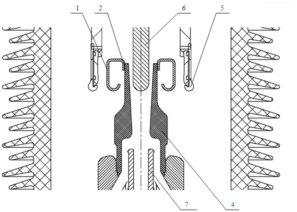 A shielding case for a circuit breaker and a circuit breaker using the shielding case