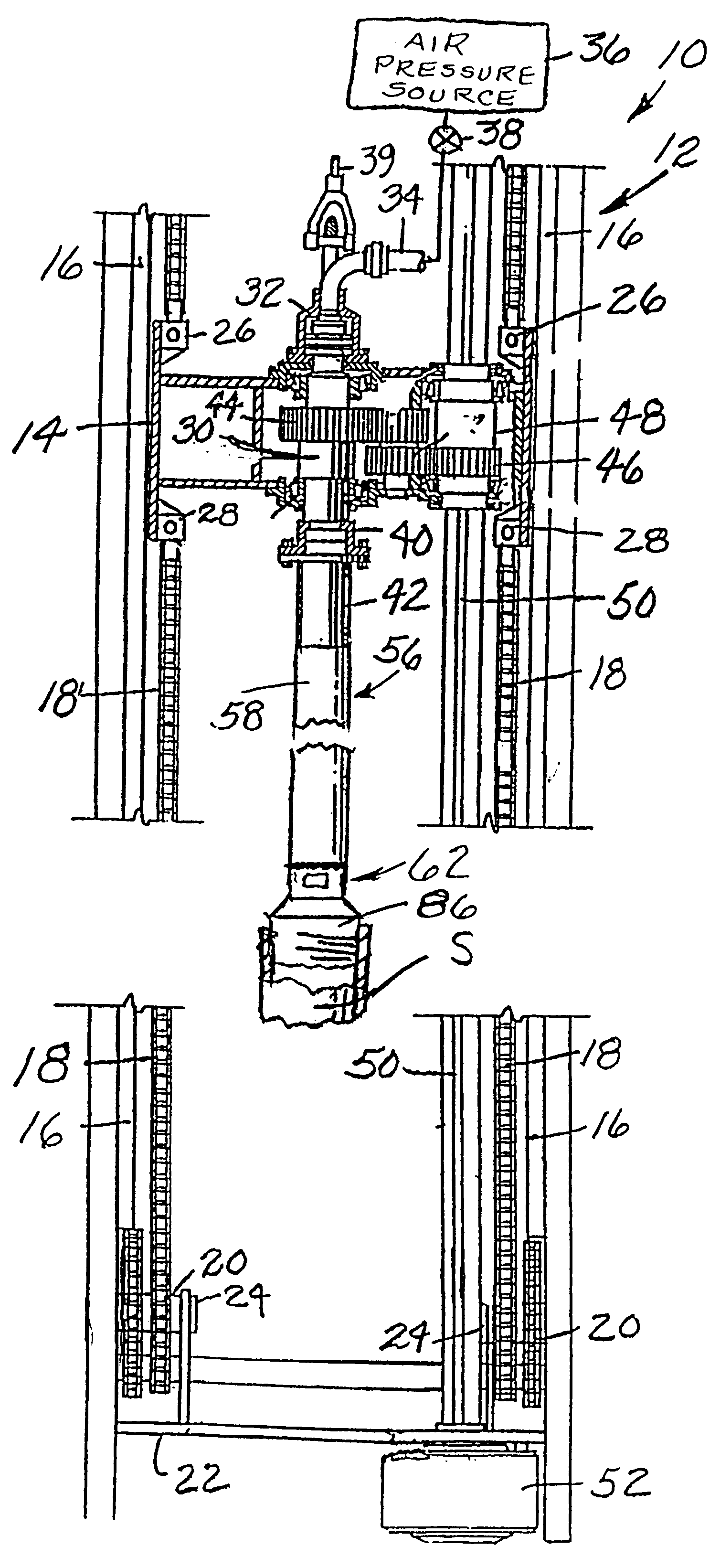 Well casing installation and removal apparatus and method