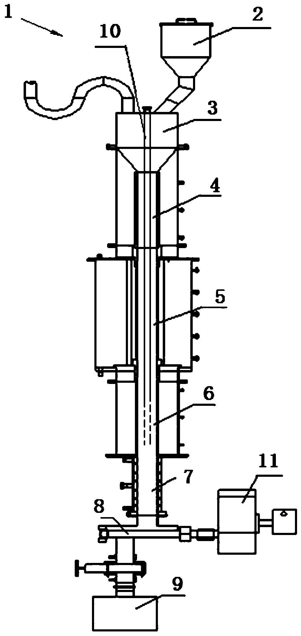 A method and device for producing direct reduced iron