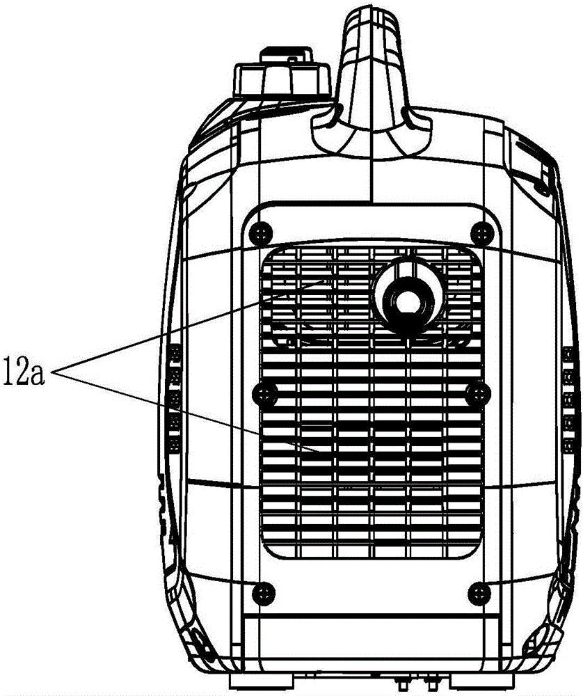 Efficient generator unit with two cooling air ducts