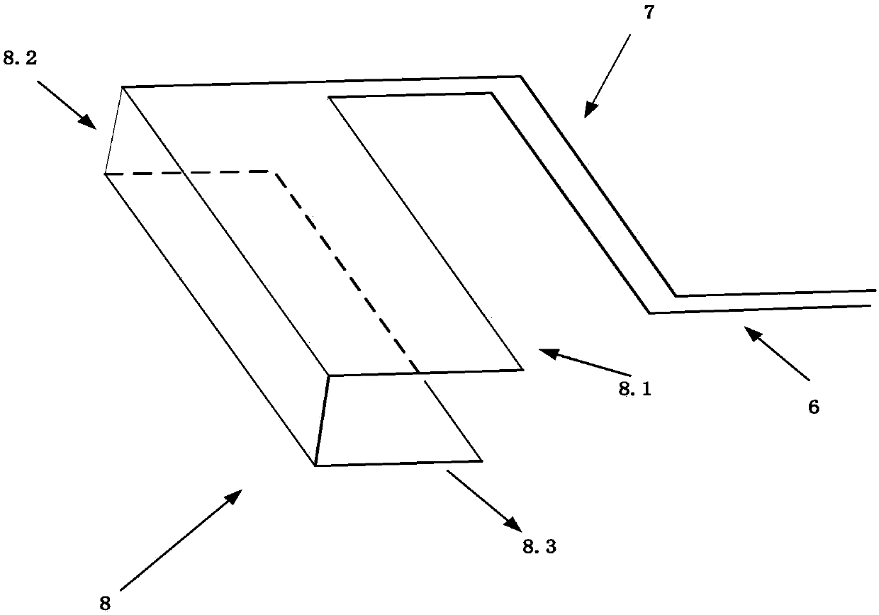 A mobile phone antenna with an inductively coupled monopole branch and a capacitively coupled loop branch