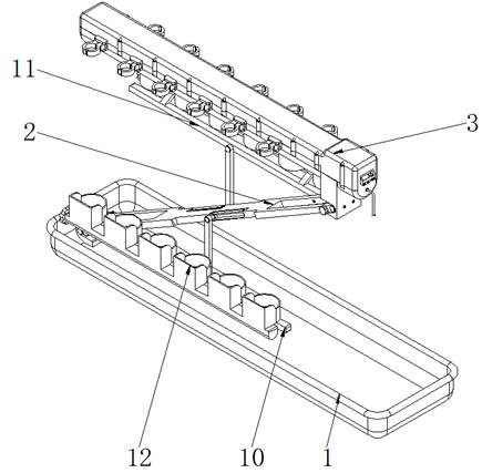 Umbrella storage device based on artificial intelligence