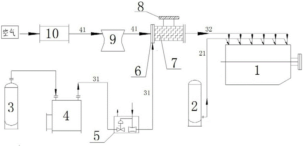 Diesel oil burning power system with diesel engine adopting alcohol ether fuel to burn