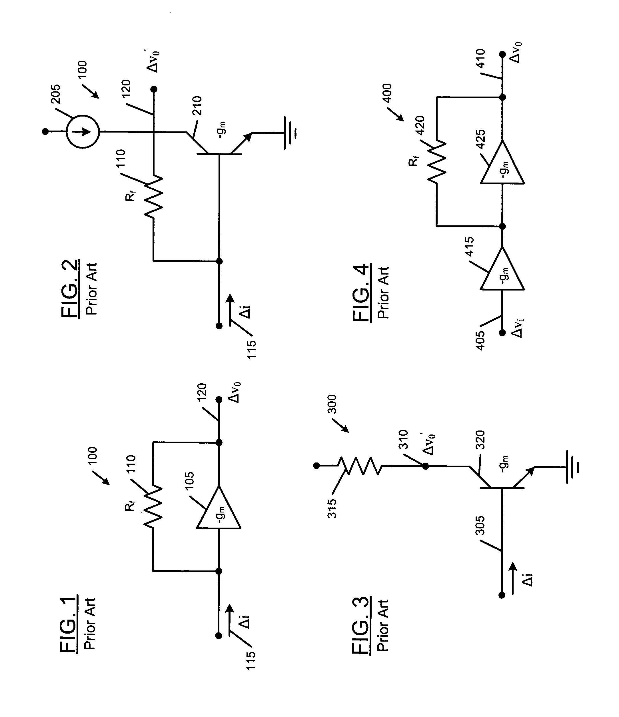 Nested transimpedance amplifier with capacitive cancellation of input parasitic capacitance