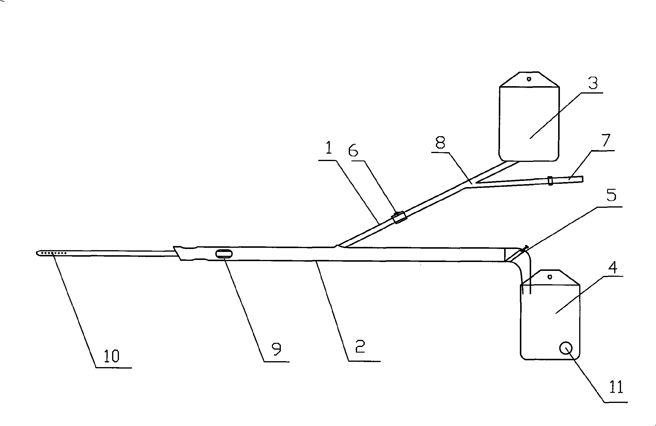 Disposal coloclysis administration dialyser