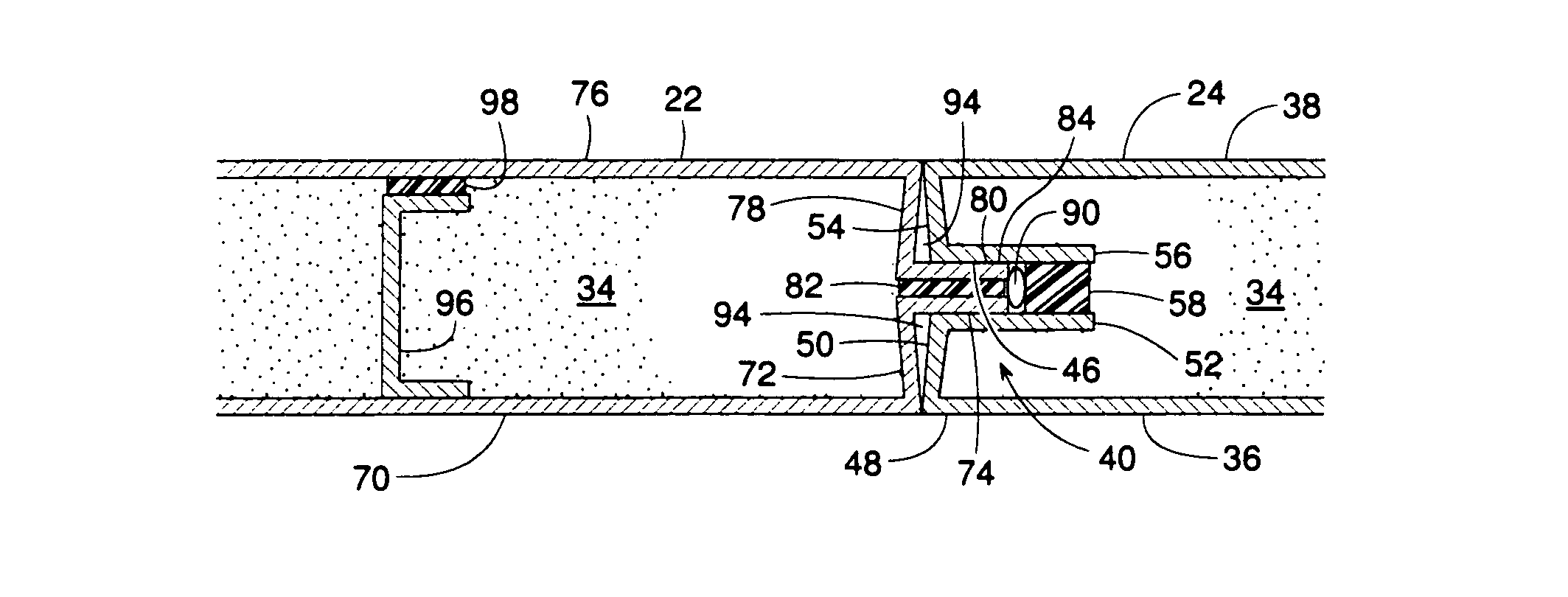 Thermal break and panel joint for an air handling enclosure