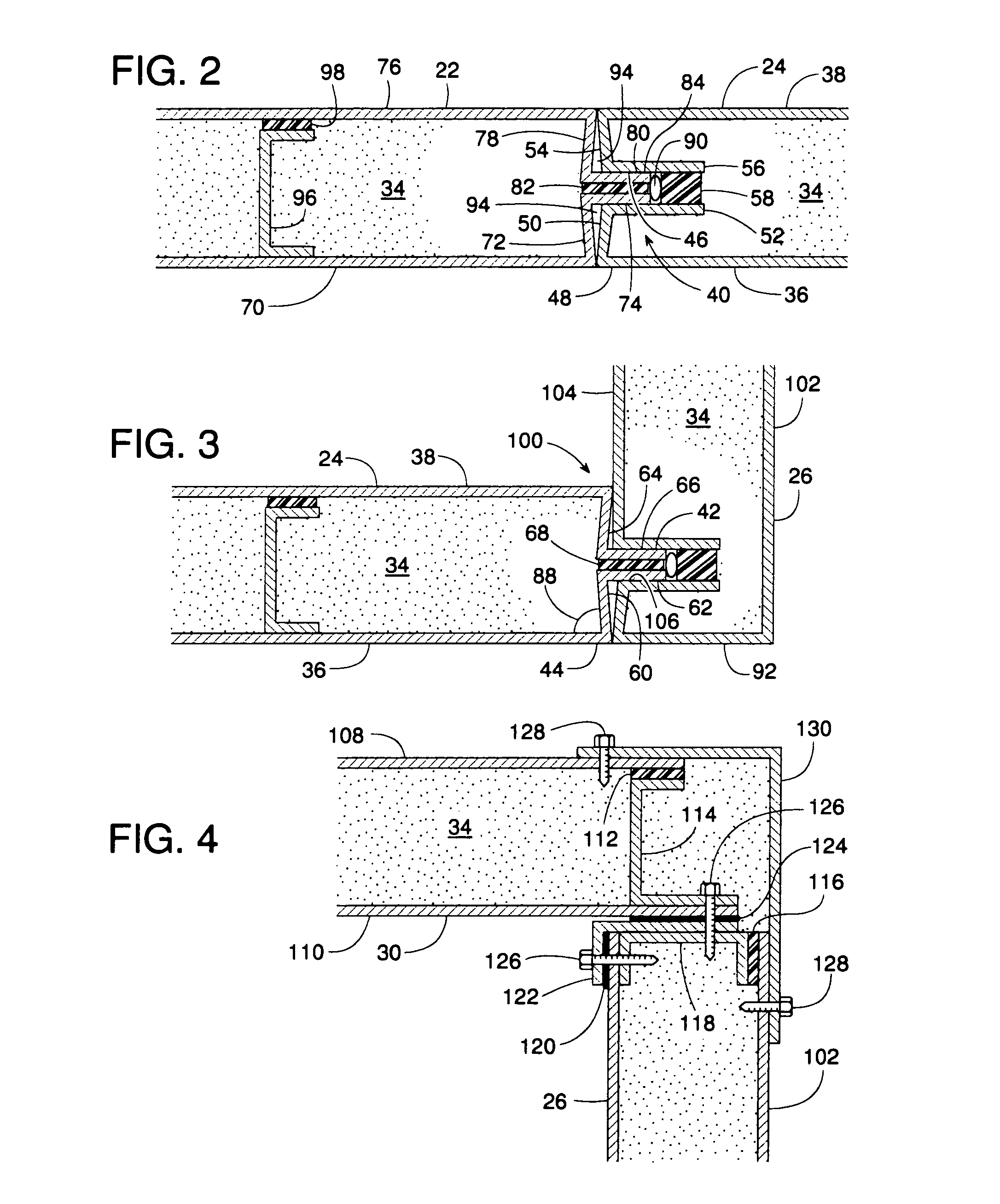 Thermal break and panel joint for an air handling enclosure