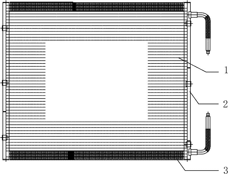 Flat tube manufacturing method of microchannel heat exchanger