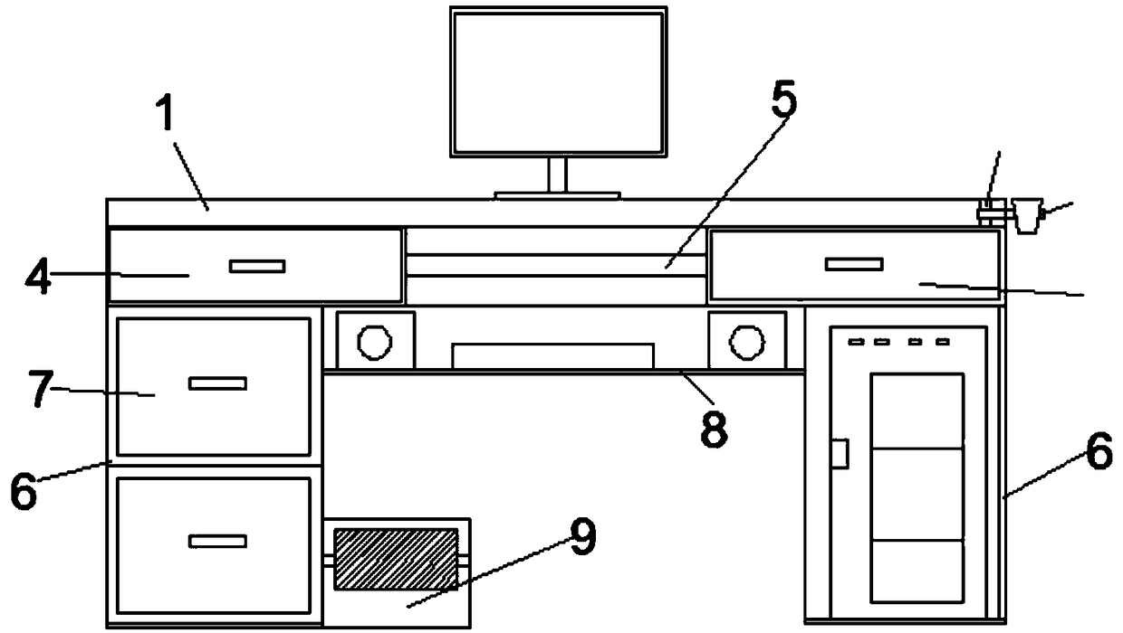 Multifunctional office table