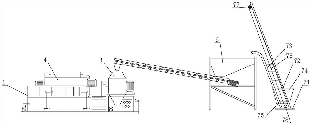 Cleaning and reduction equipment system and method for waste oil-based mud during petroleum drilling