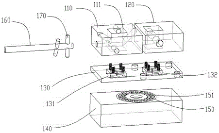 A dry ice cleaning device