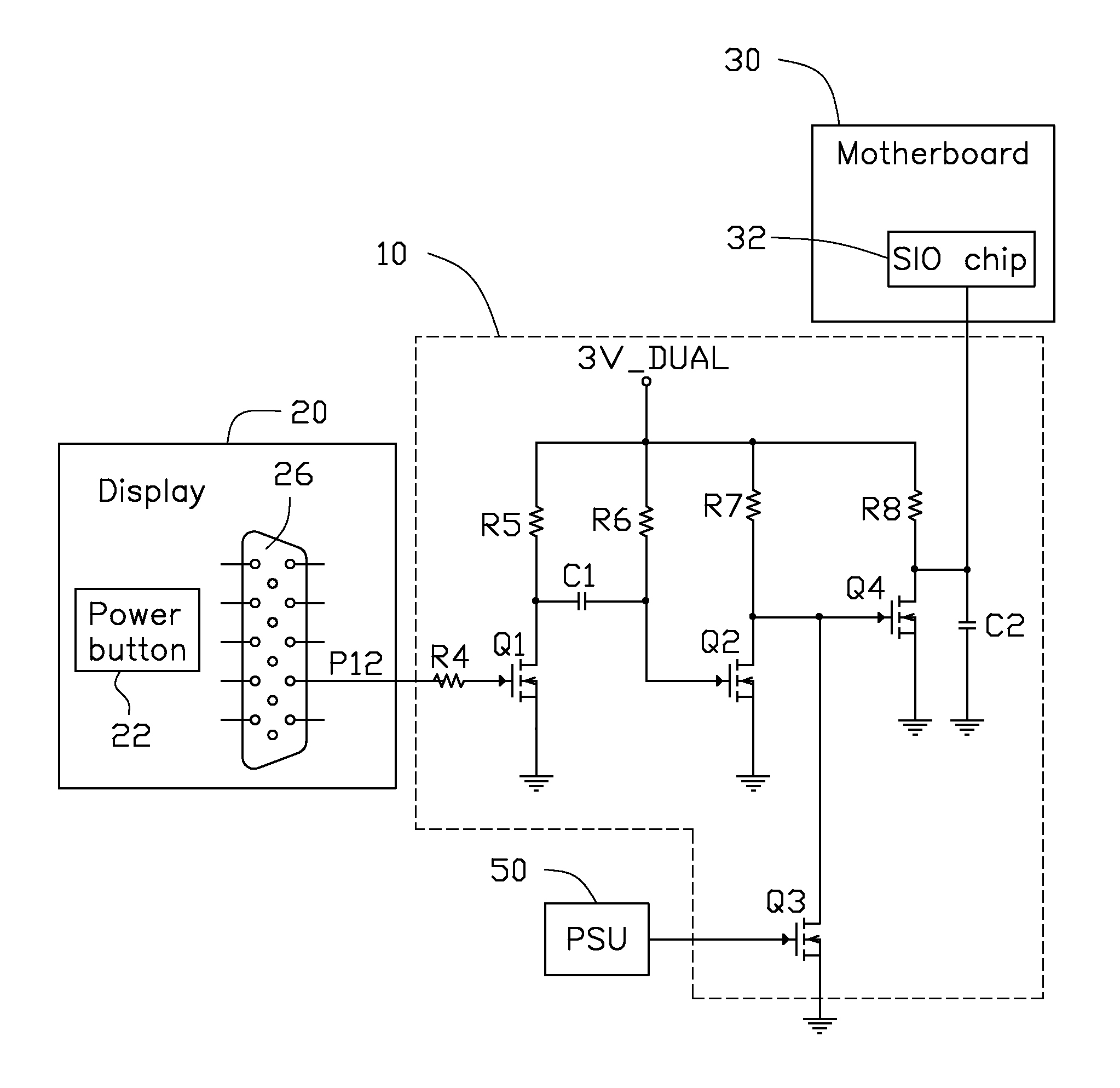 Power-on circuit
