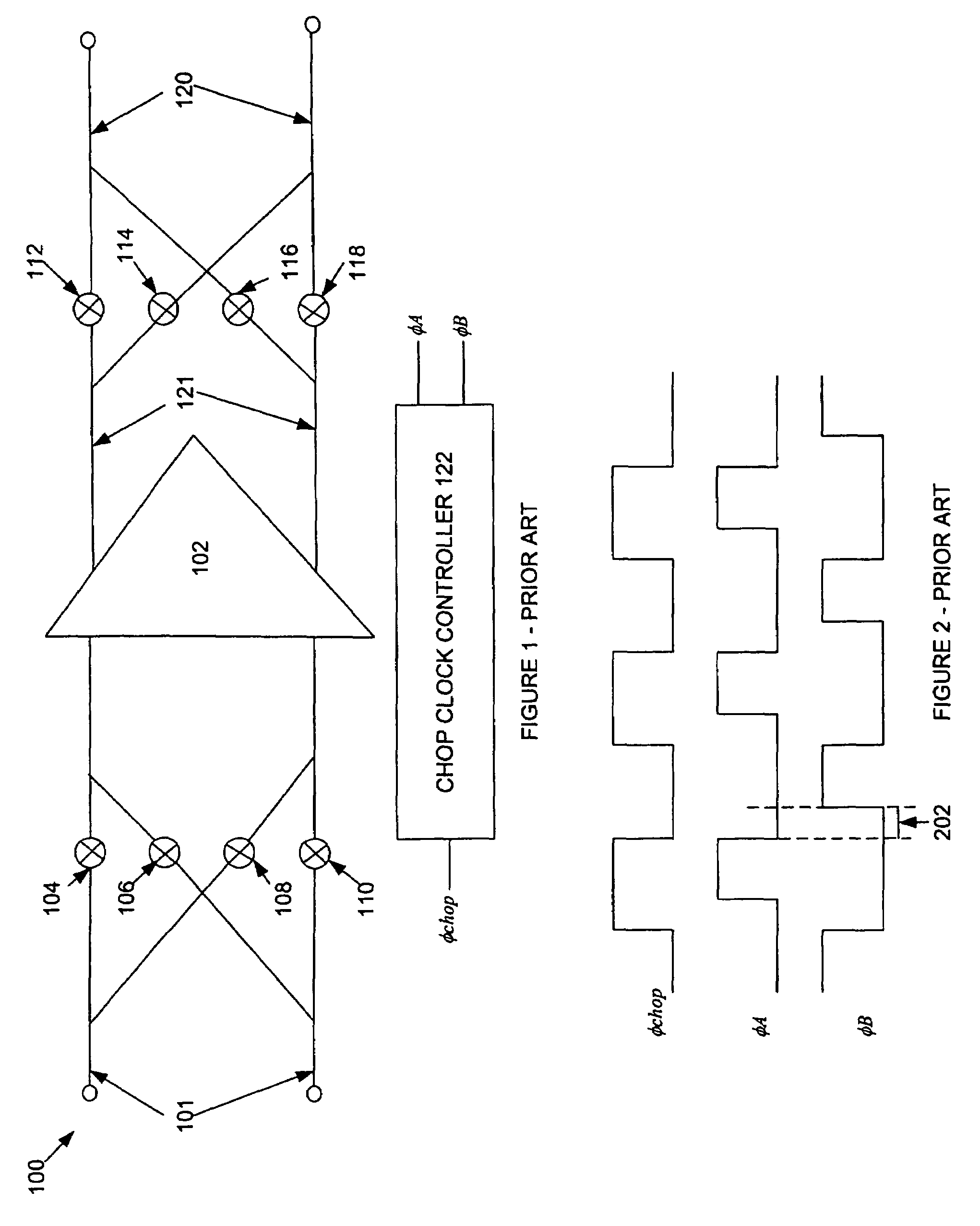 Segmented chopping amplifier