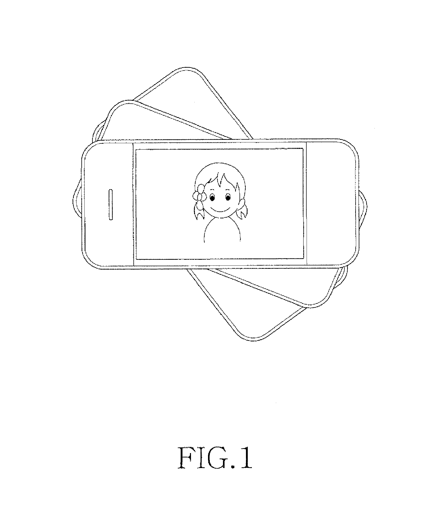 Portable electronic device adapted to change operation mode