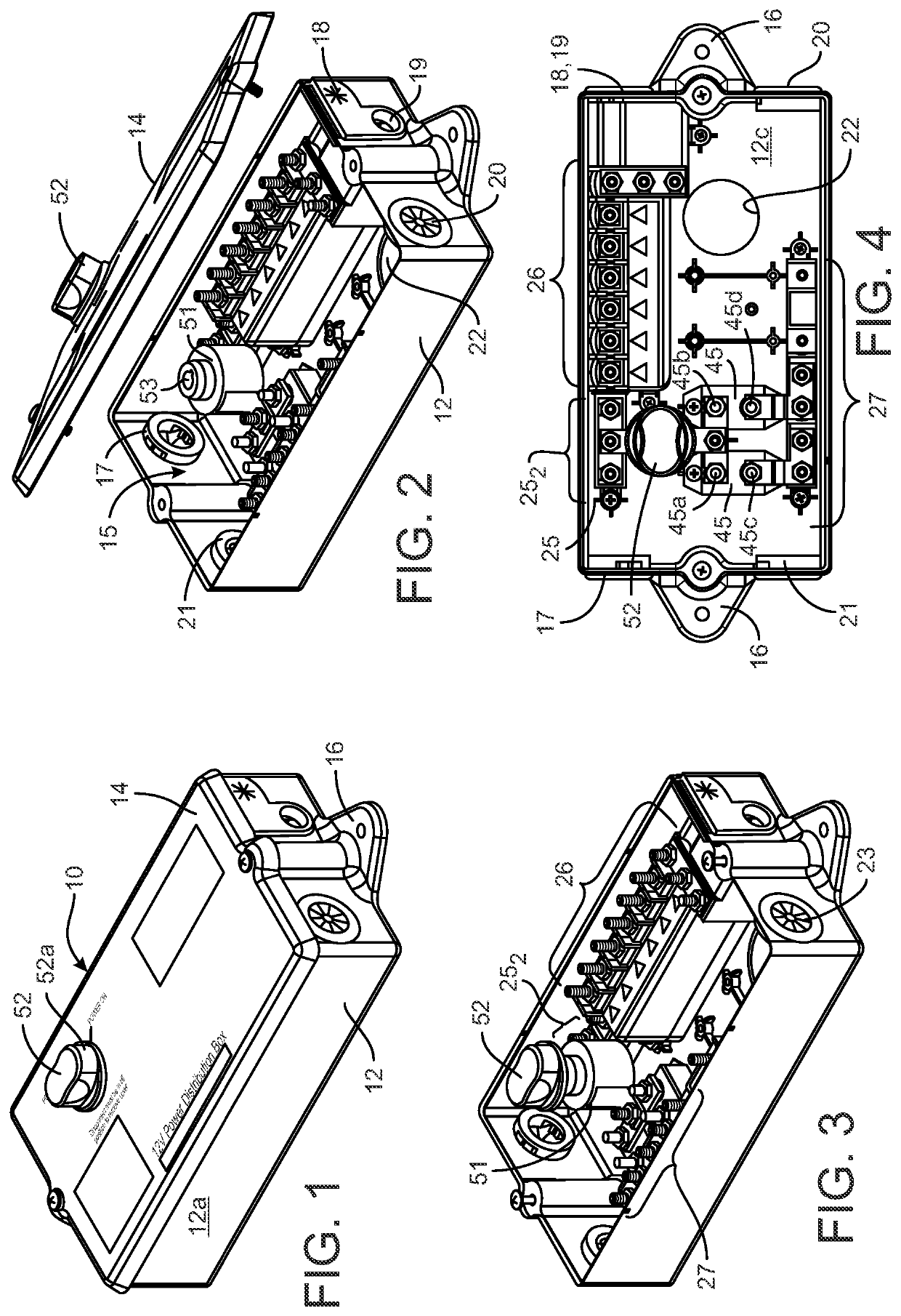 Modular Electrical Distribution System for Vehicles