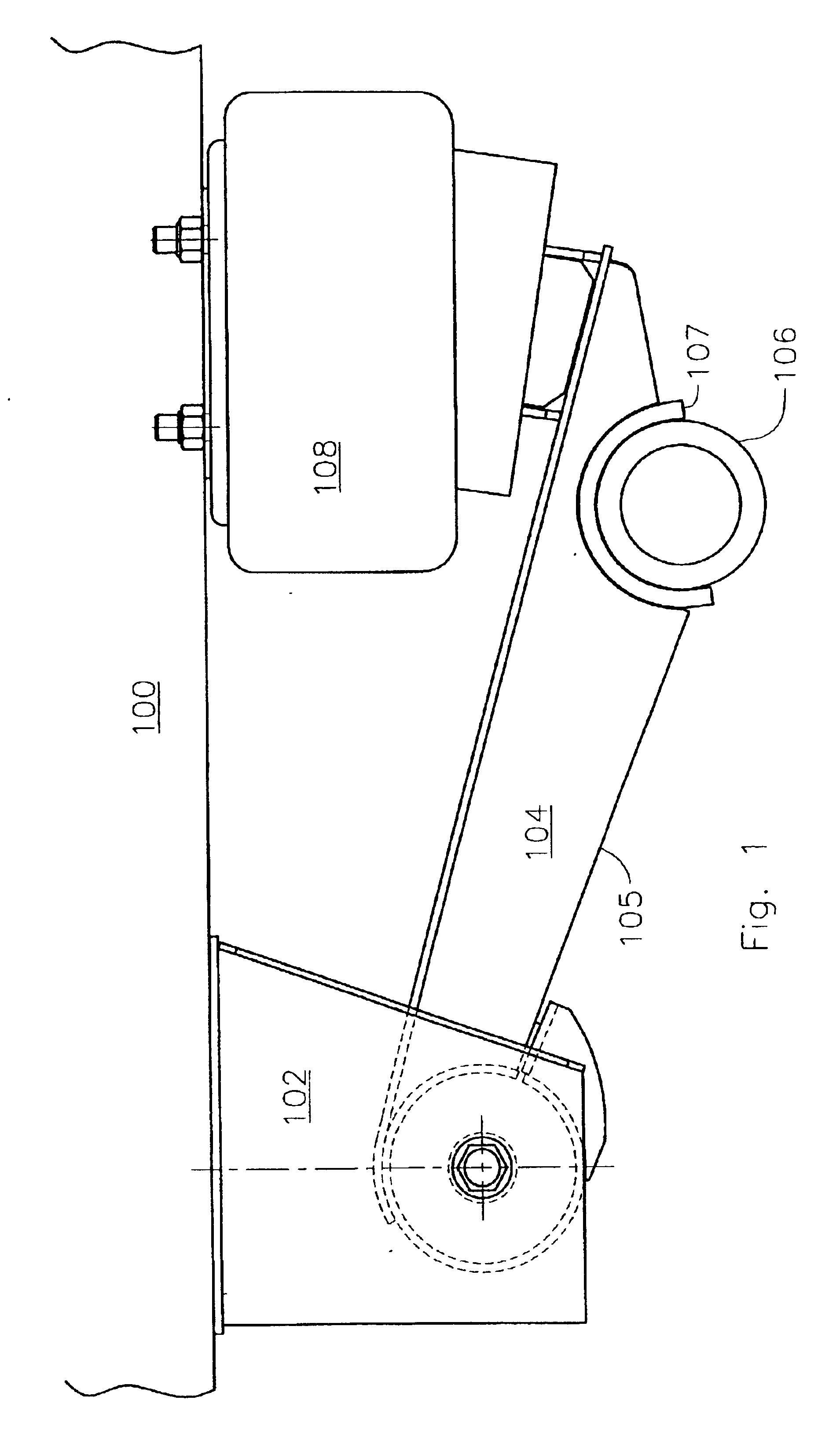 Suspension beam and bush attachment assembly