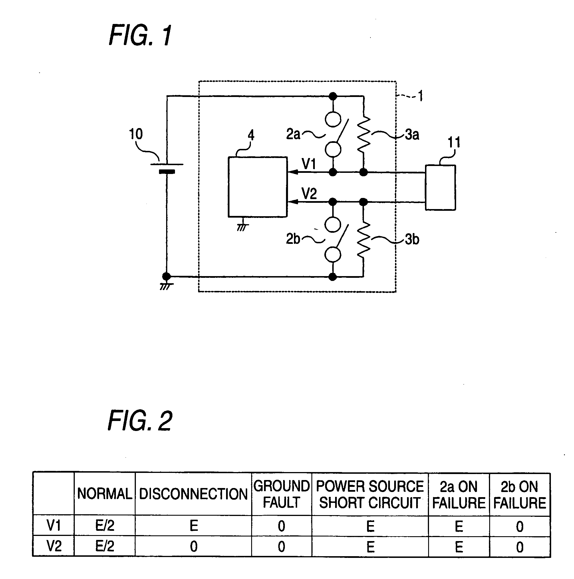 Failure detecting device for a load driving system