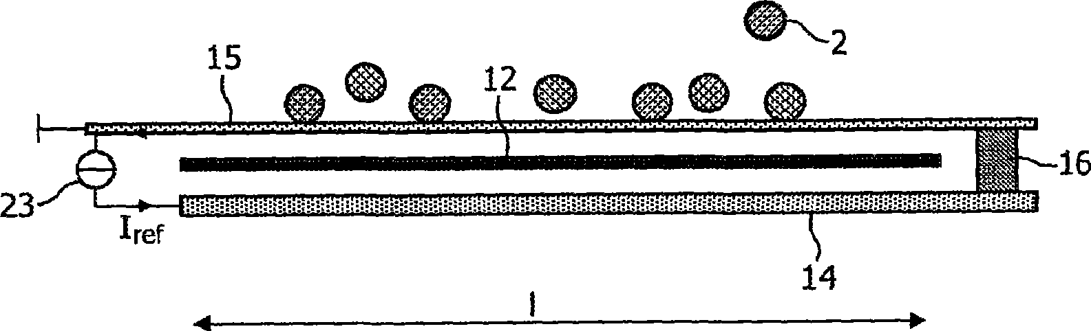 Magnetic sensor device with reference unit