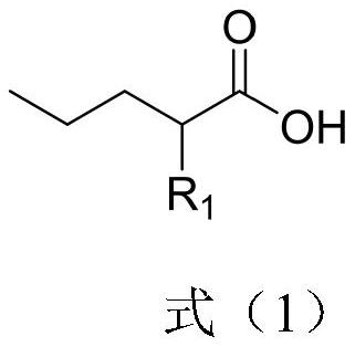 Preparation method of 2-R1 valeric acid