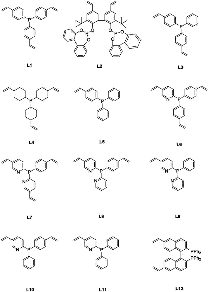 Organic porous copolymer heterogeneous catalyst containing quaternary phosphonium salt-phosphorus ligand, and preparation method and application thereof