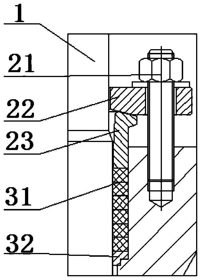 Valve rod sealing structure and valve