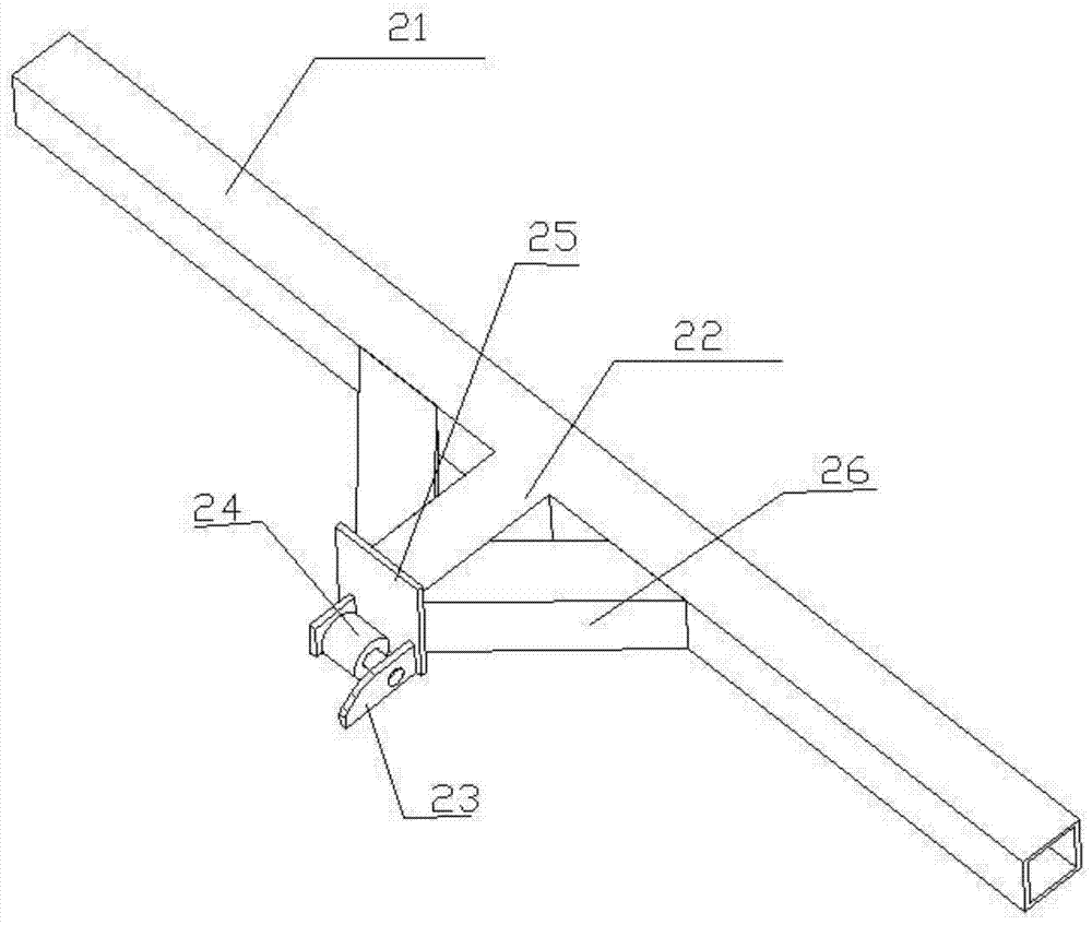 Auxiliary turning device for rear tailgate