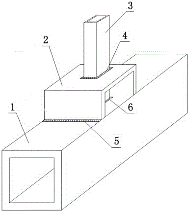 Method for reinforcing steel pipe joints by upward movement of groove-shaped collar plate