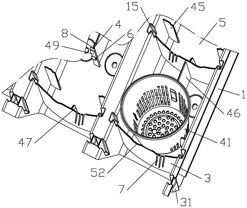 Planting frame with drainage channel