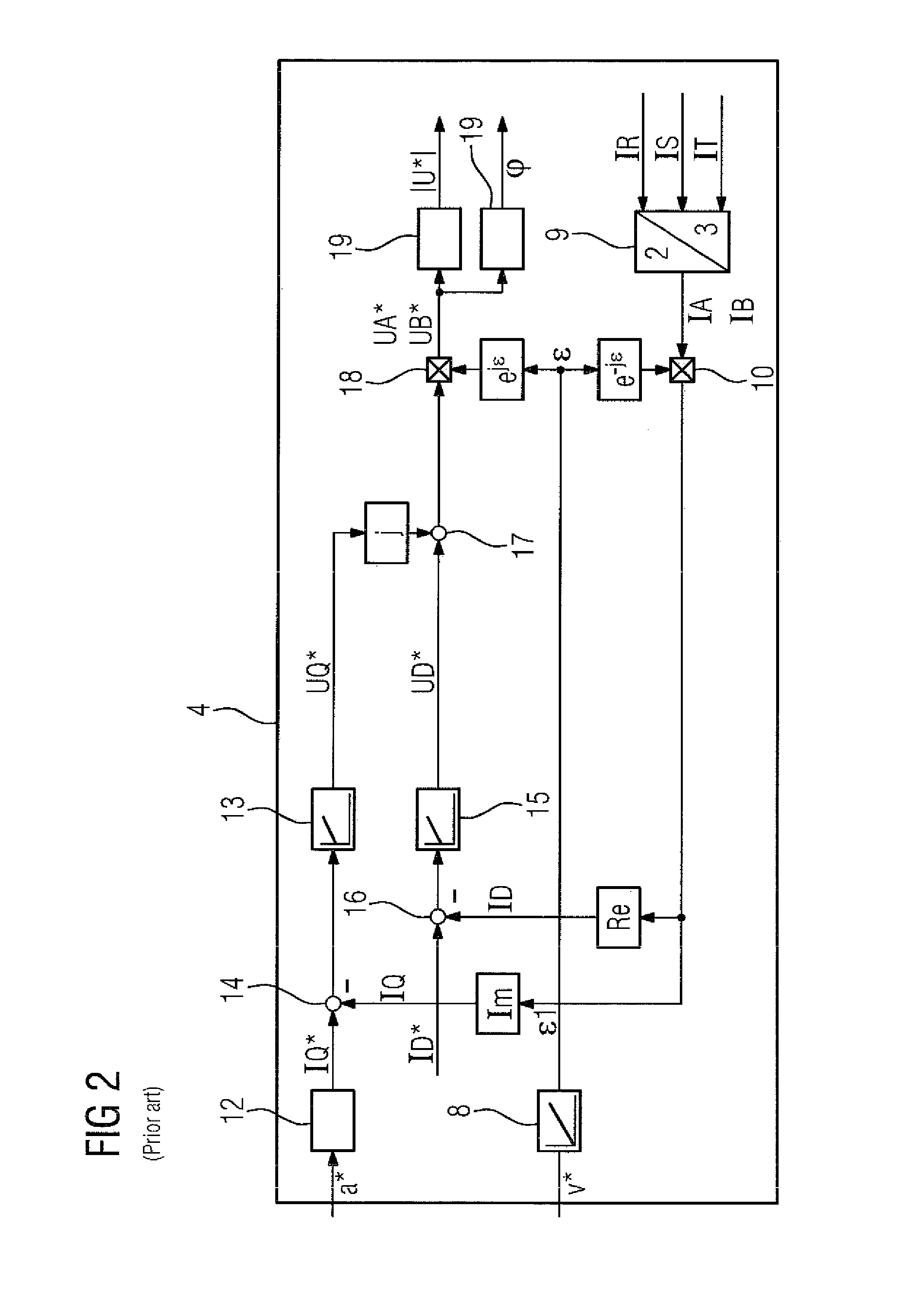 Efficient damping of vibrations of an electric machine