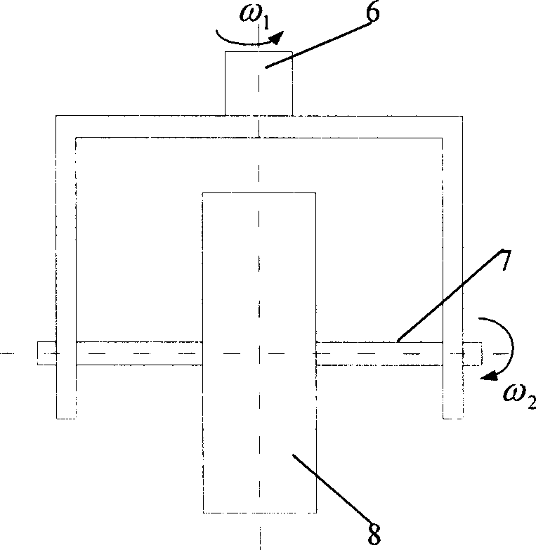 Orthogonal axis combined magnetic polishing tool