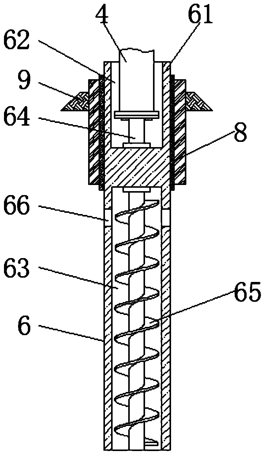 Water-based epoxy paint dispersing and blending device