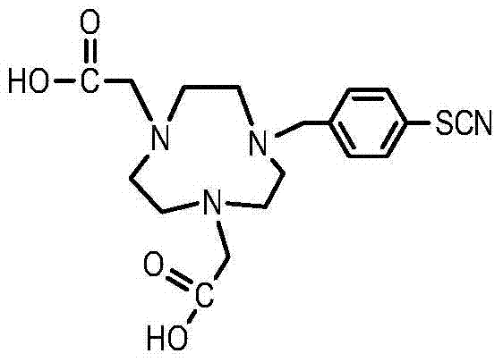 Method for synthesizing bifunctional chelating agent p-SCN-NODA (1,4,7-triazacyclooctane-1,4-diacetic acid-7-p-isothiocyanobenzyl)