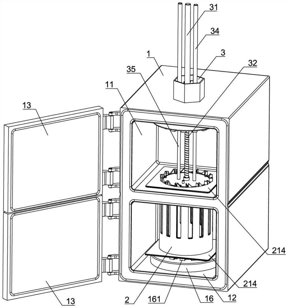 A two-box high and low temperature impact test box