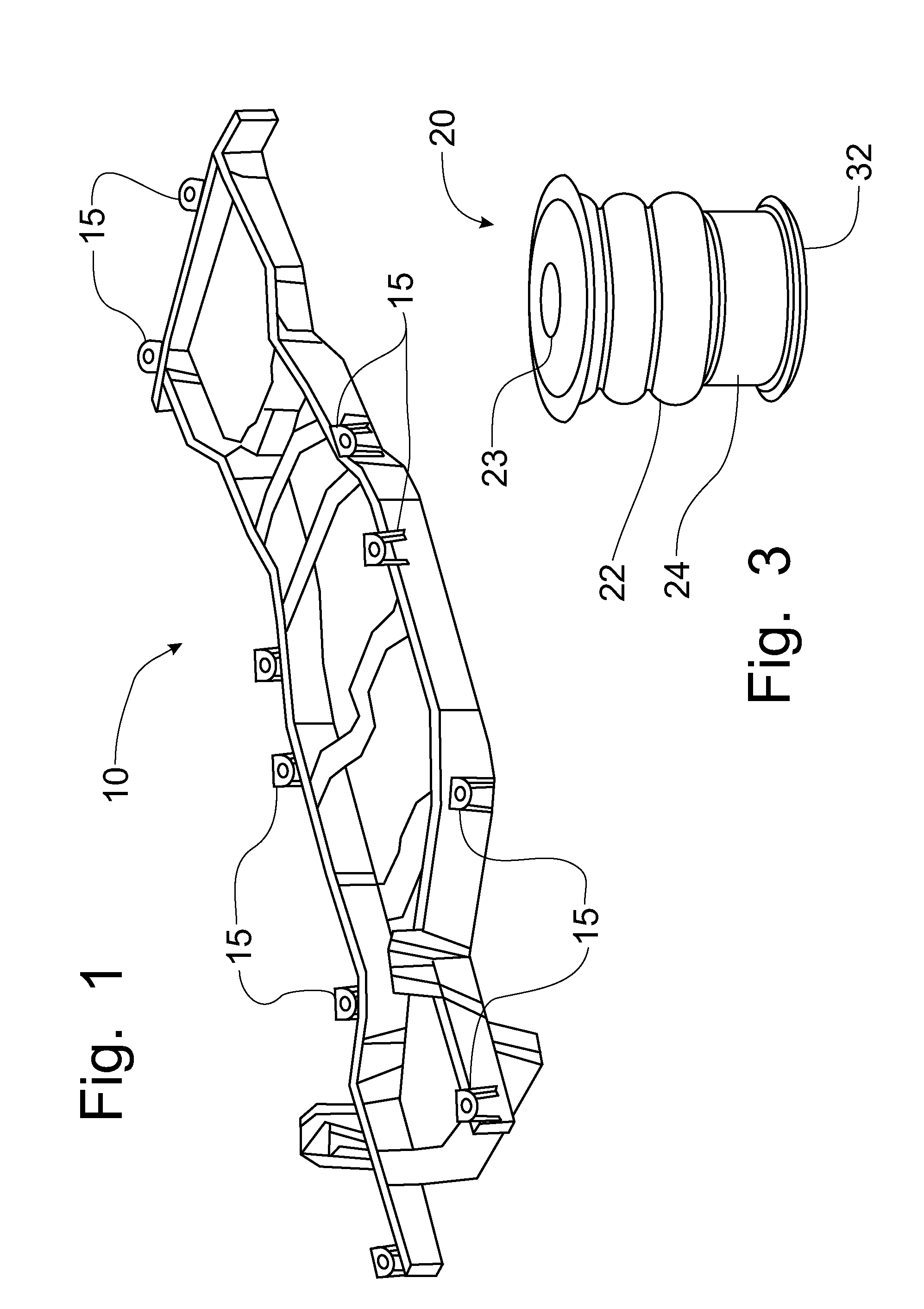 Hybrid material body mount for automotive vehicles