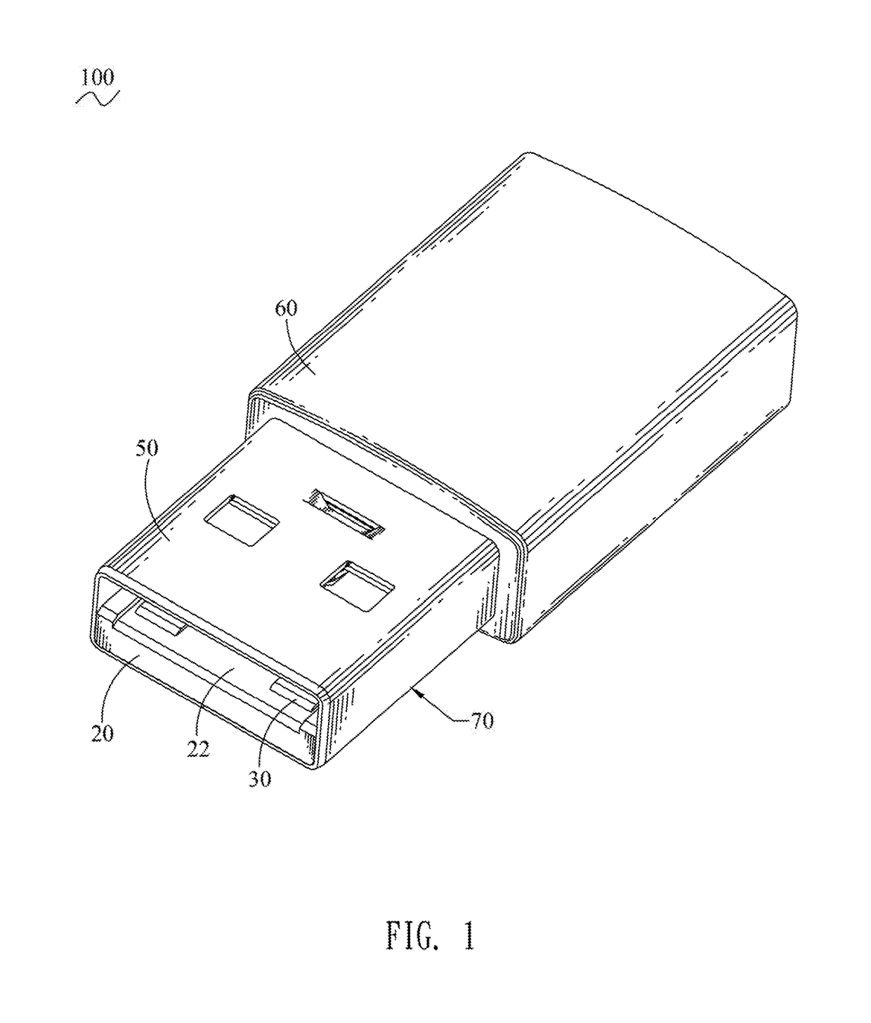 Plug connector having a circuit board with an encryption chip connected to a terminal