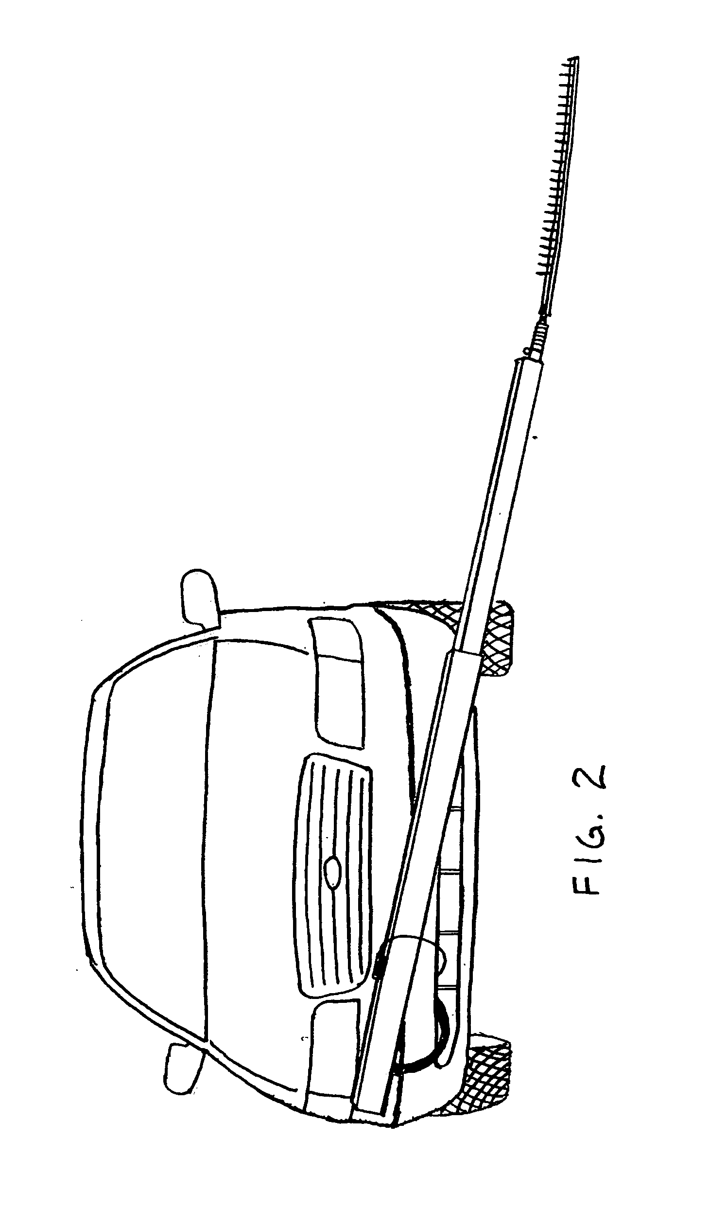 Mobile, retractile, lateral deploying, vehicle disablement device