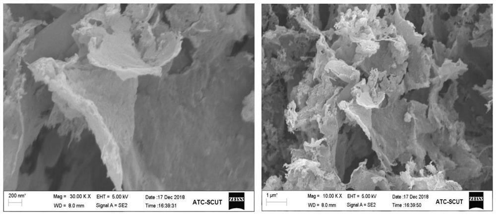 A nitrogen-doped porous carbon material and its preparation method and application