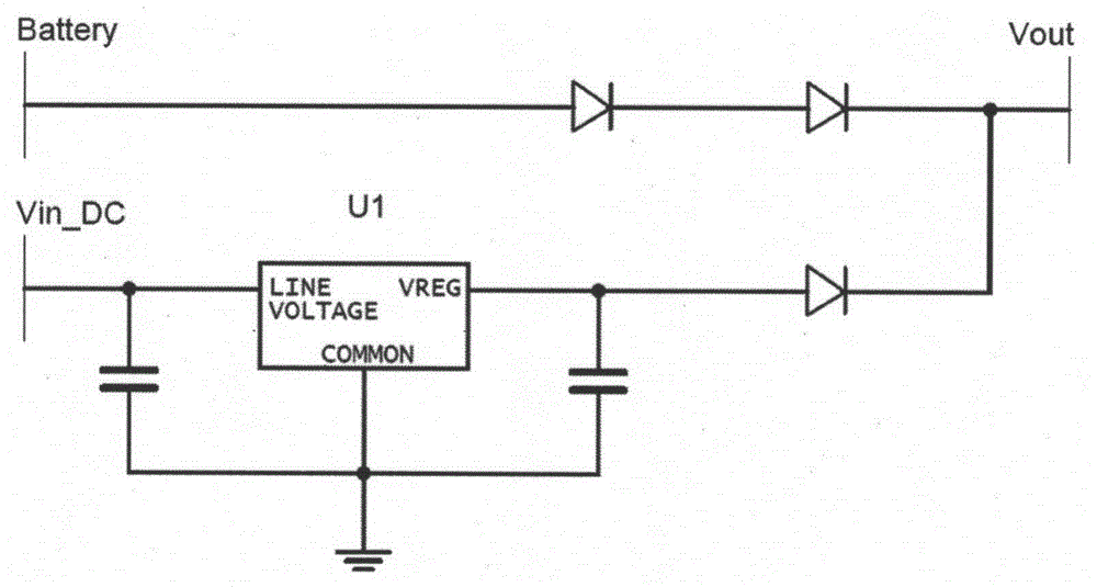Self-switching voltage stabilizing circuit of power supply