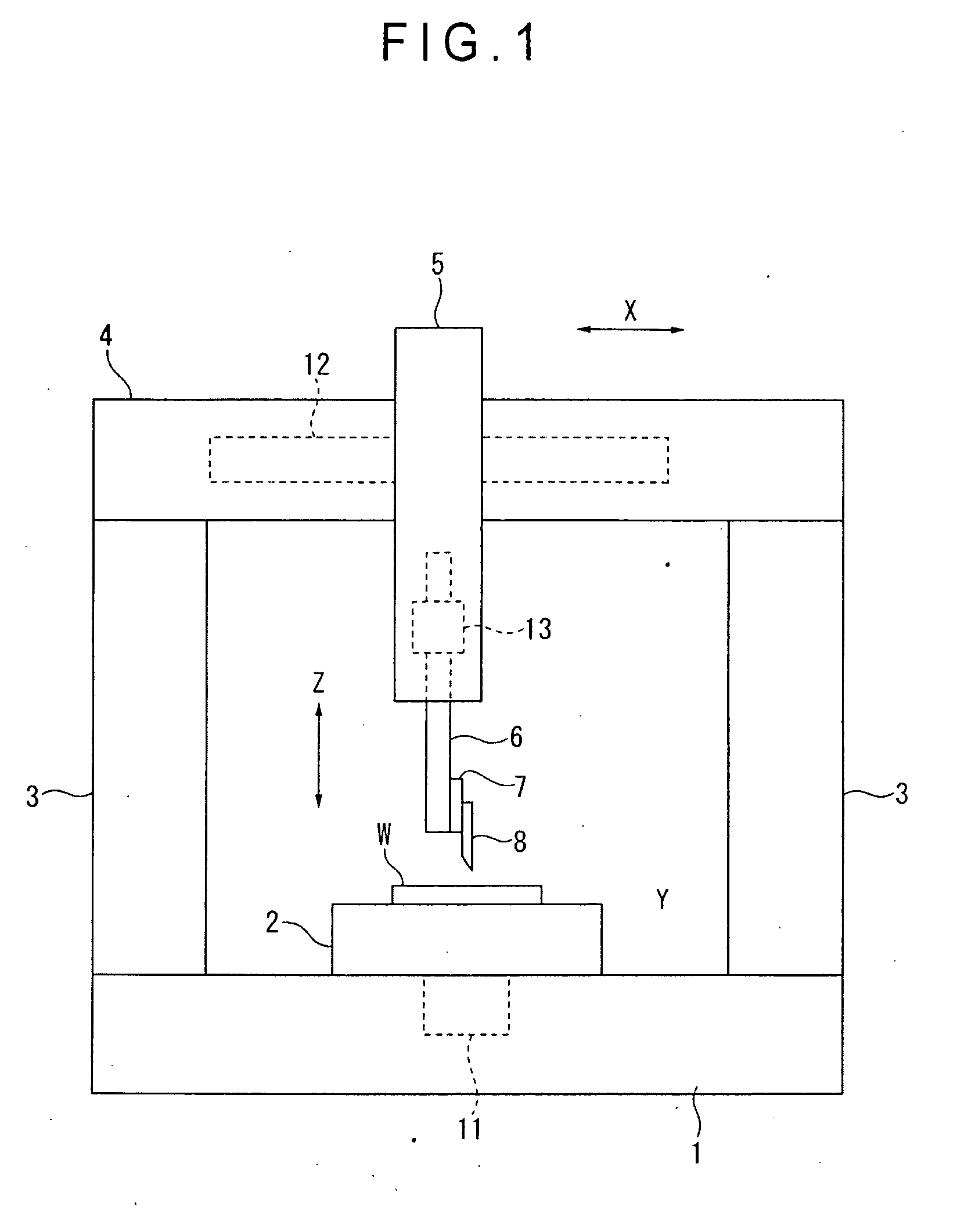 Microscopic geometry cutting device and microscopic geometry cutting method