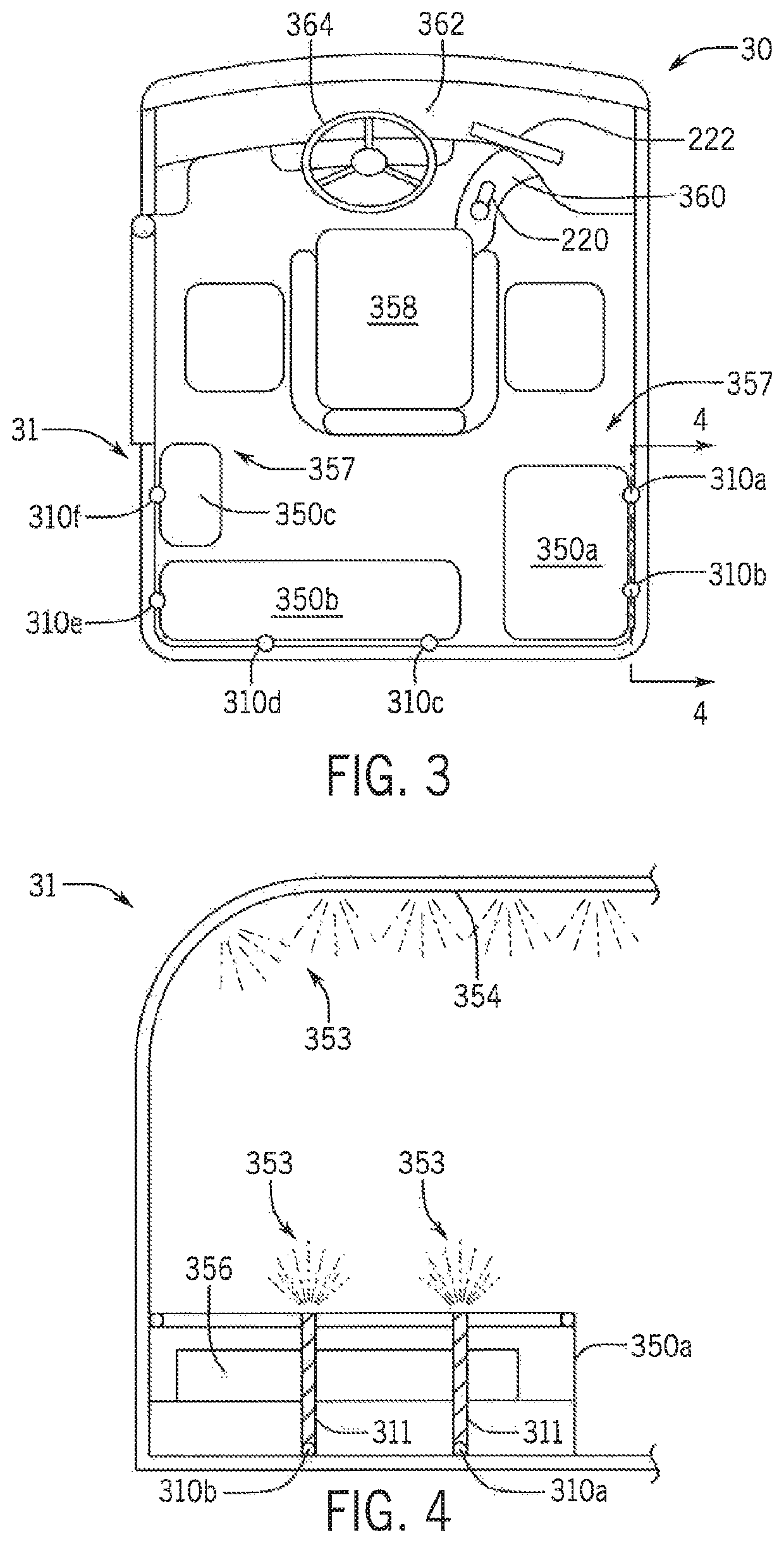 Ambient lighting system for an agricultural machine