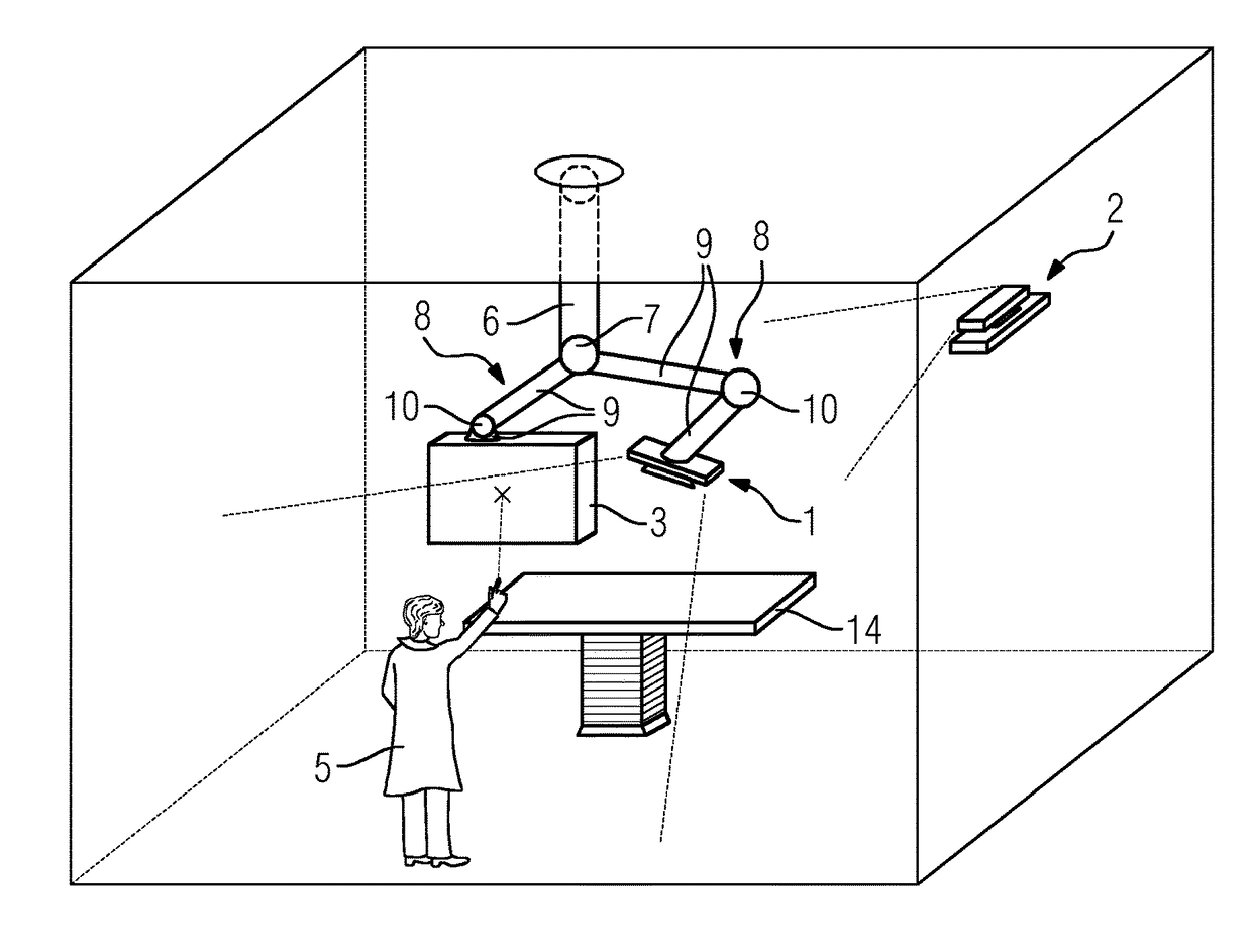 Gesture control having automated calibration