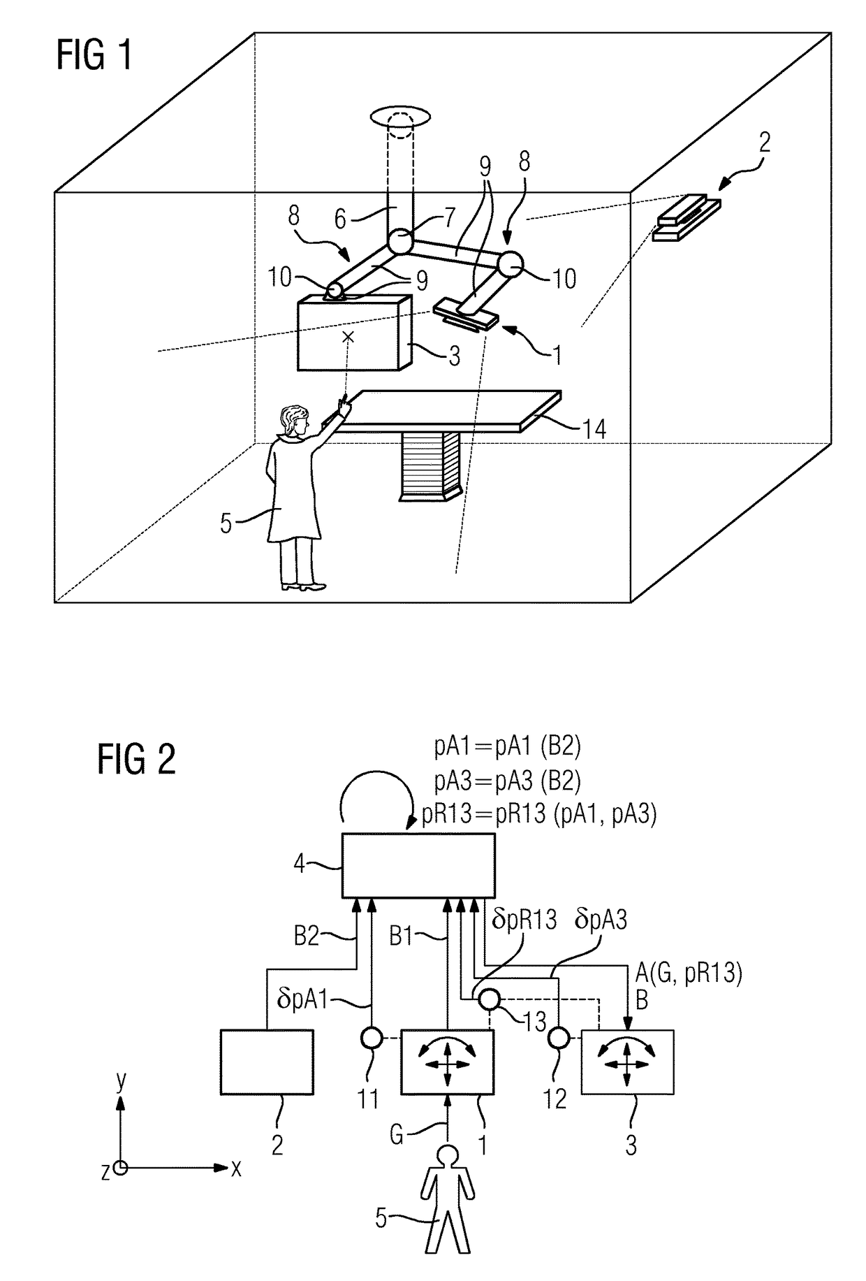 Gesture control having automated calibration