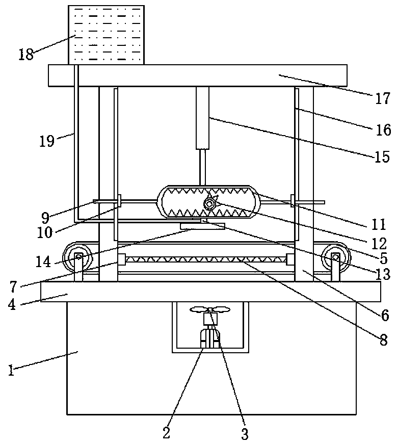 An ironing device for garment production