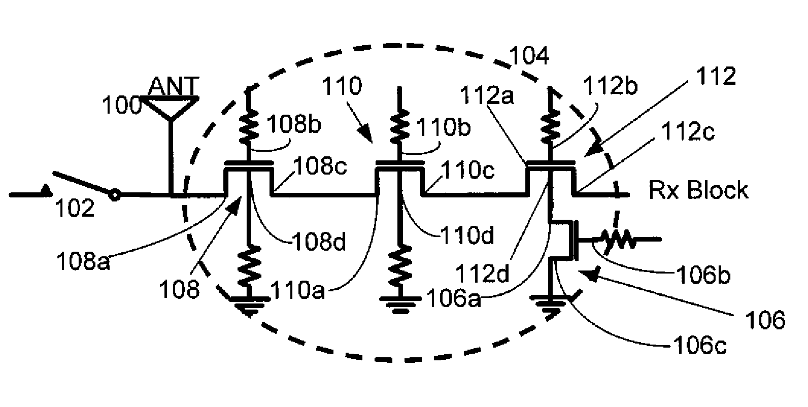 Systems, Methods, and Apparatuses for Complementary Metal Oxide Semiconductor (CMOS) Antenna Switches Using Body Switching in Multistacking Structure