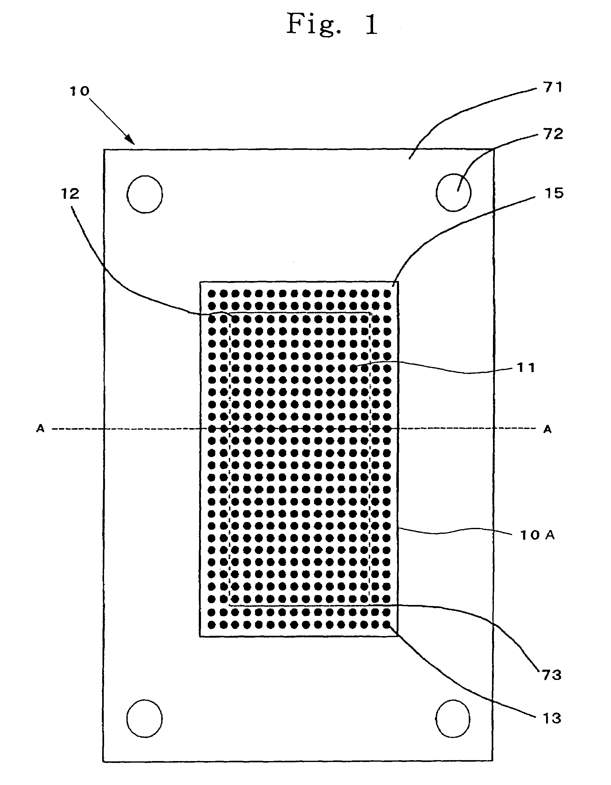 Anisotropic conductive connector and production method therefor and inspection unit for circuit device