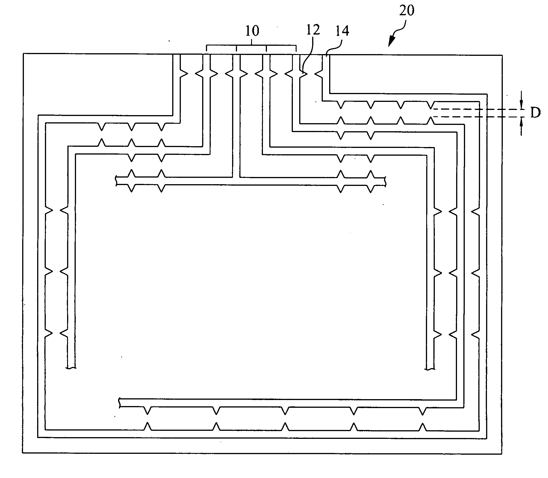 Electrostatic discharge protection device for touch panels