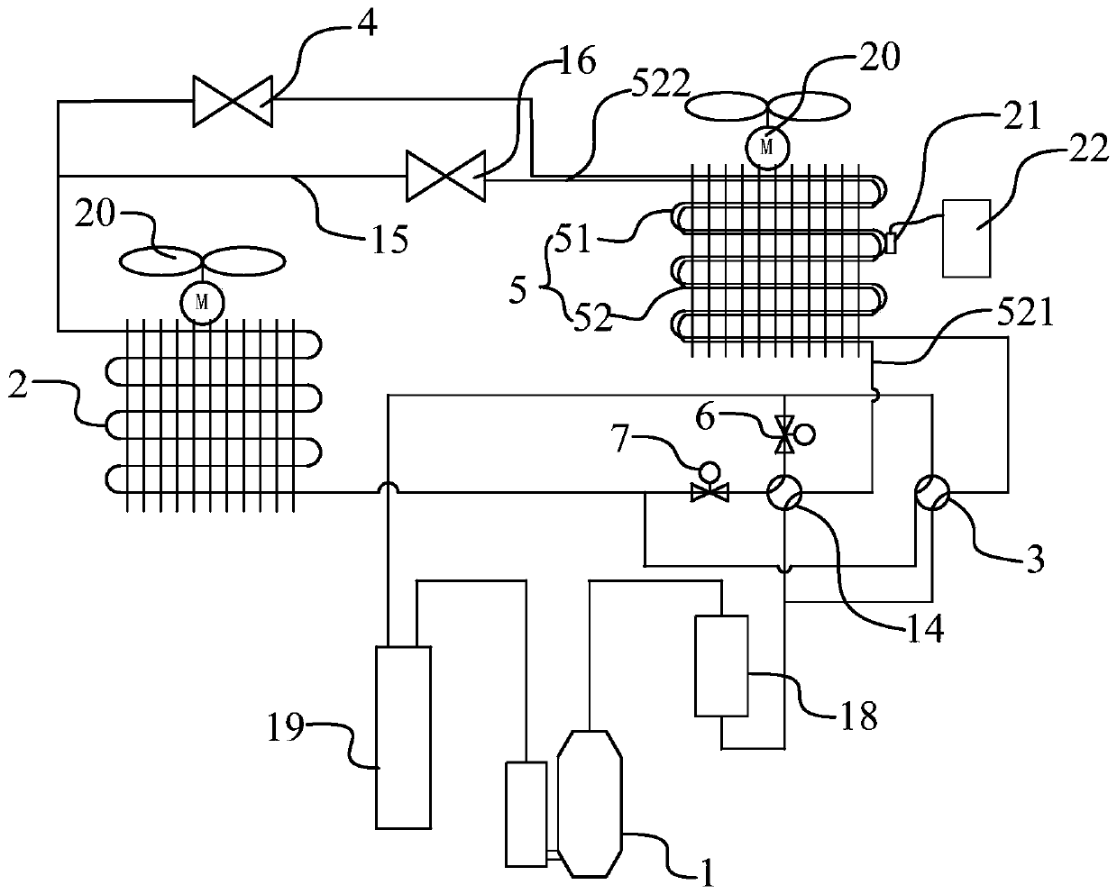 Heat pump system, control method and air conditioner