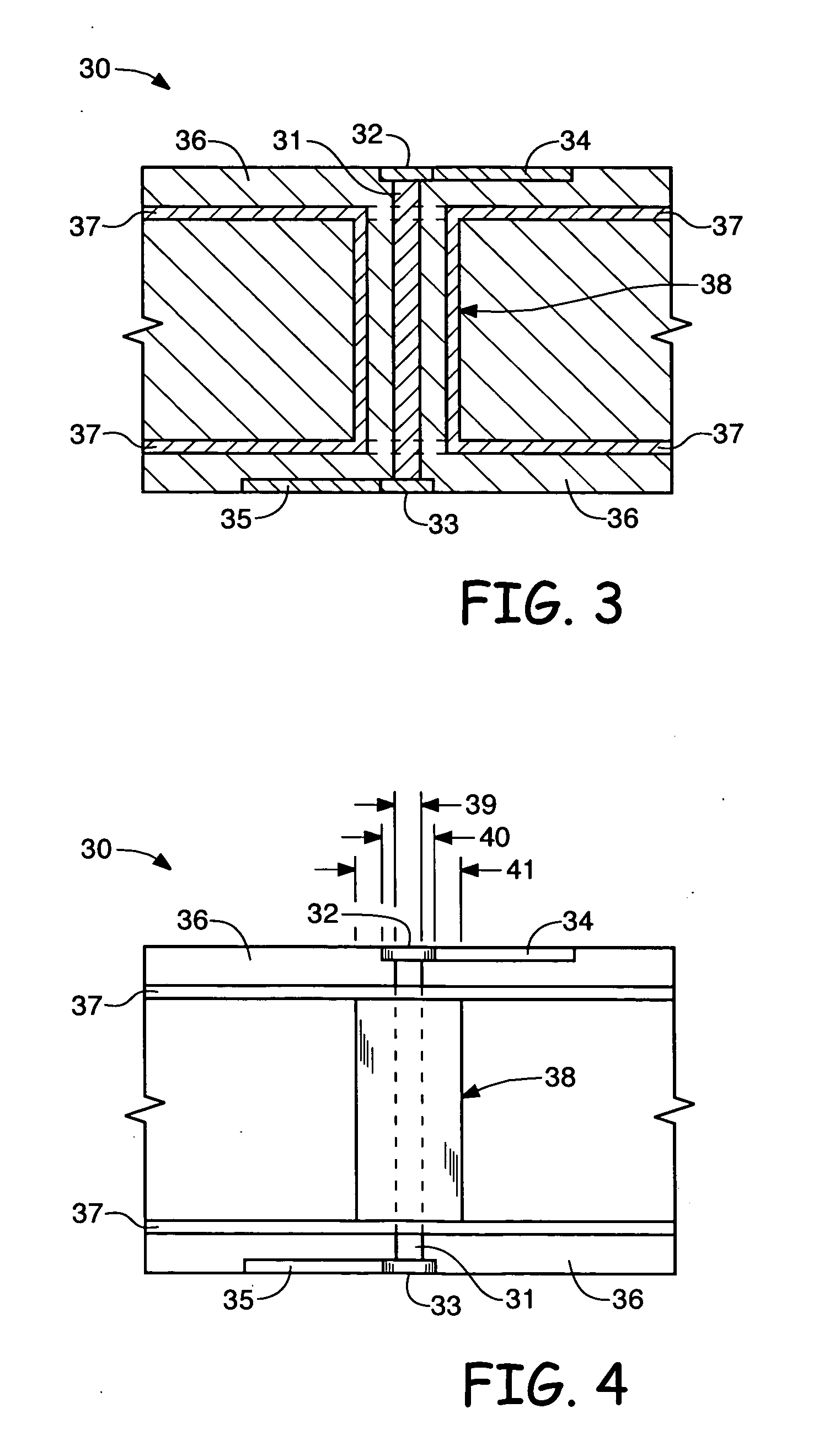Impedance matching via structure for high-speed printed circuit boards and method of determining same