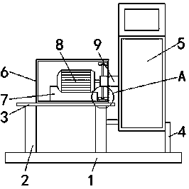 Environment-friendly draught fan for spray tower